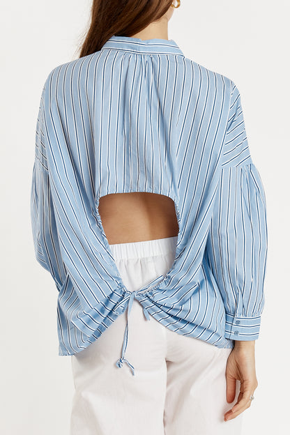 Jean Cut Out Shirt