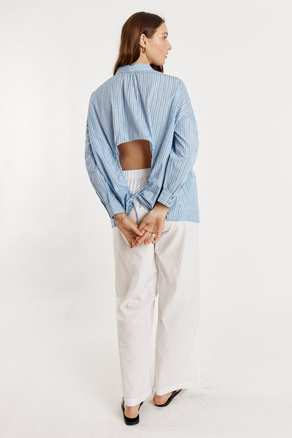 Jean Cut Out Shirt