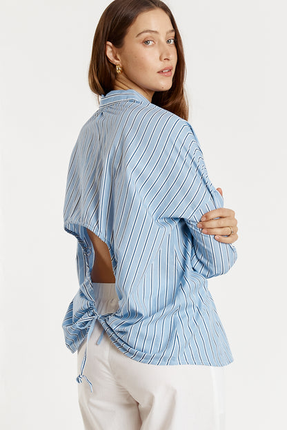 Jean Cut Out Shirt