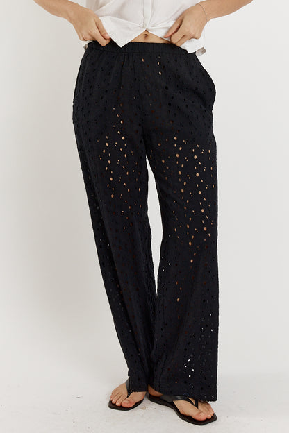 Olive Pant Black