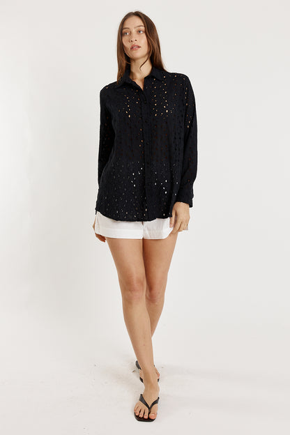 Olive Shirt Black