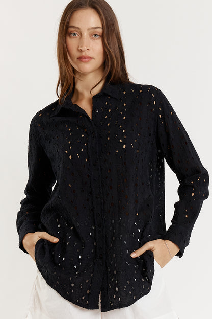 Olive Shirt Black