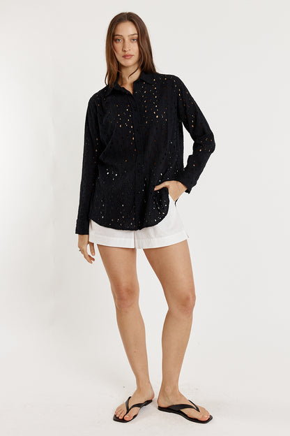 Olive Shirt Black