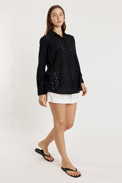 Olive Shirt Black