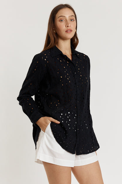 Olive Shirt Black
