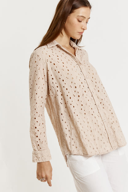 Olive Shirt Cream