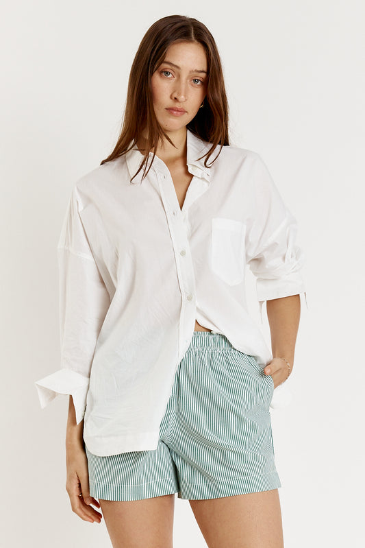 Playa Short Green Stripe