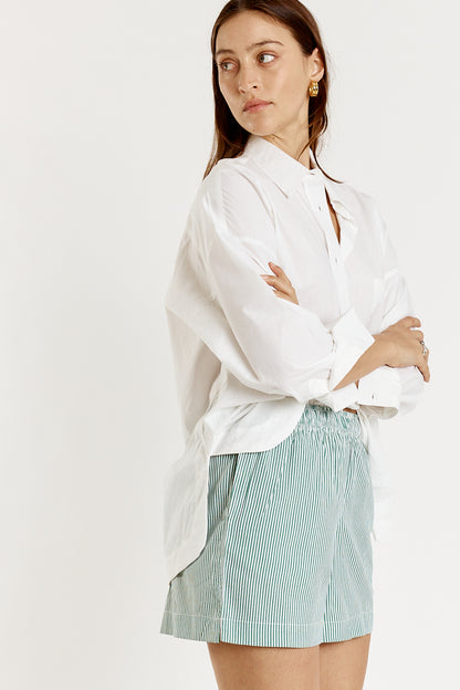 Playa Short Green Stripe