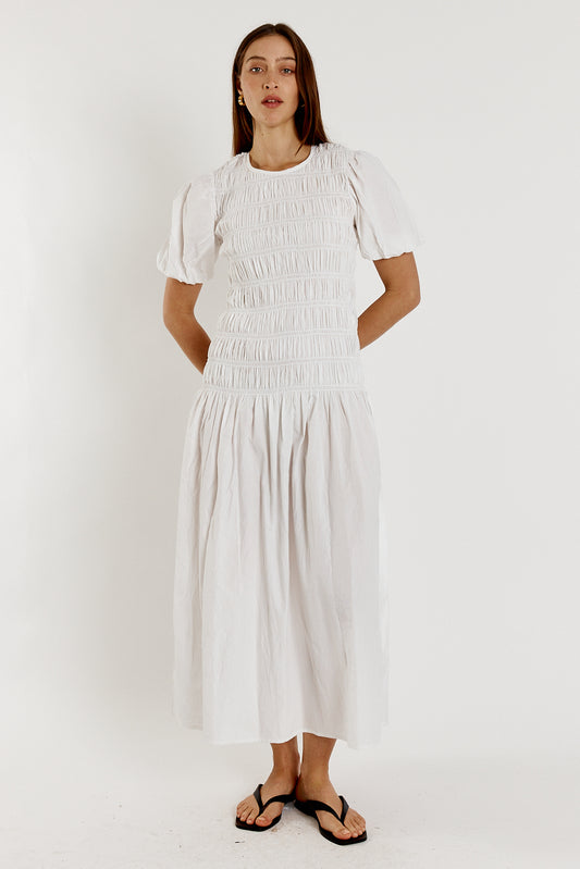 Pyke Dress White