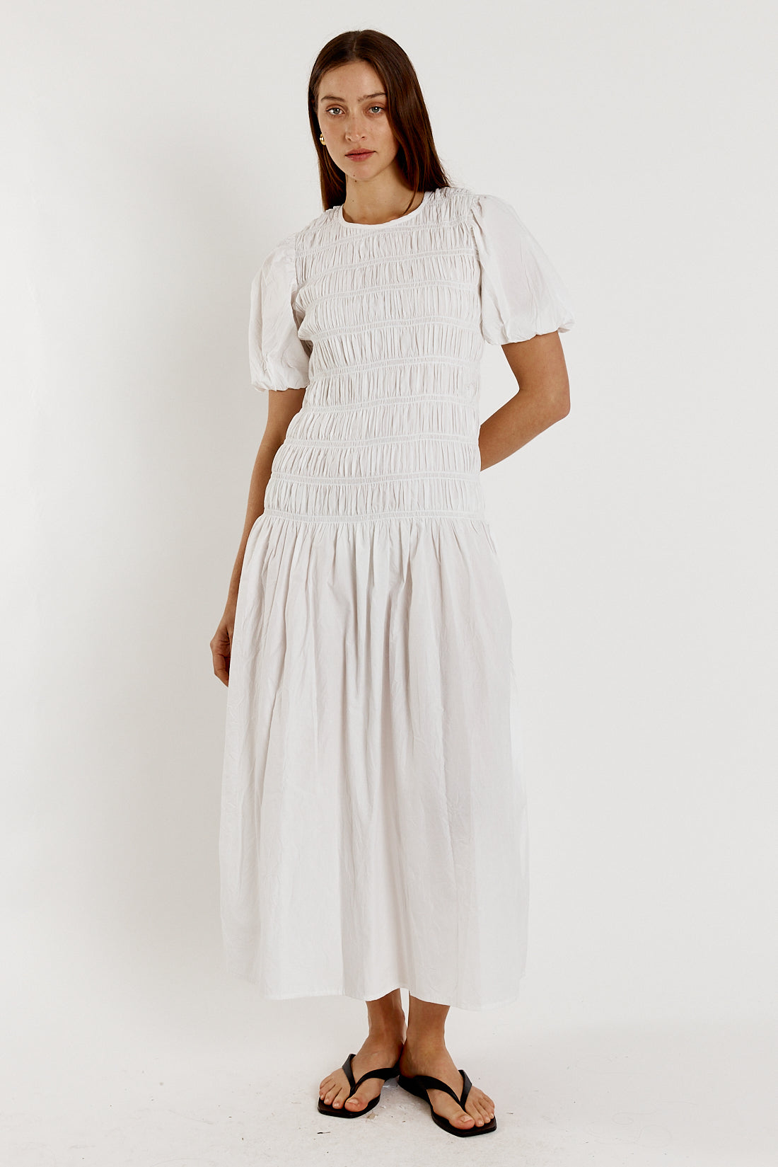 Pyke Dress White