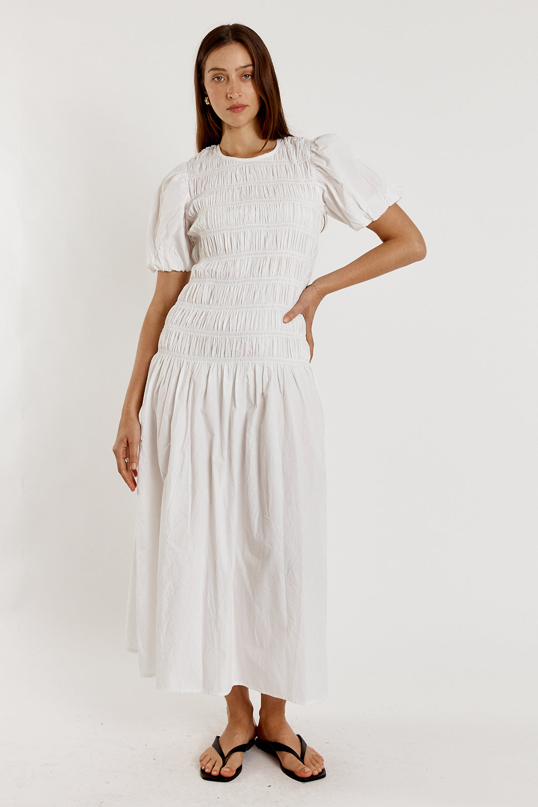 Pyke Dress White