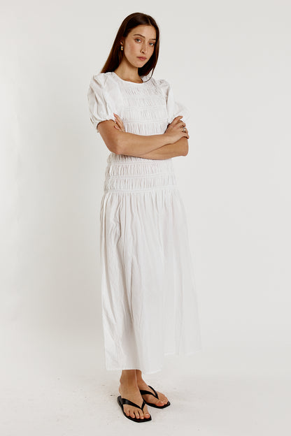 Pyke Dress White